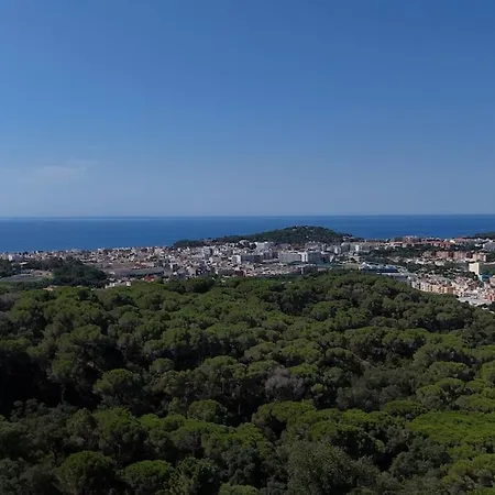 Privada Con Piscina, Vistas Al Mar Y Montana En Λορέτ Ντε Μαρ